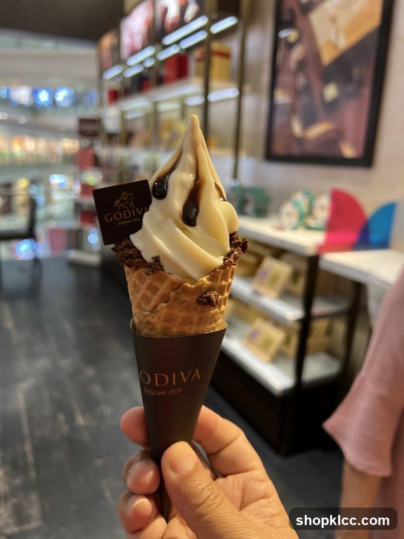 Godiva Ice Cream Cone
