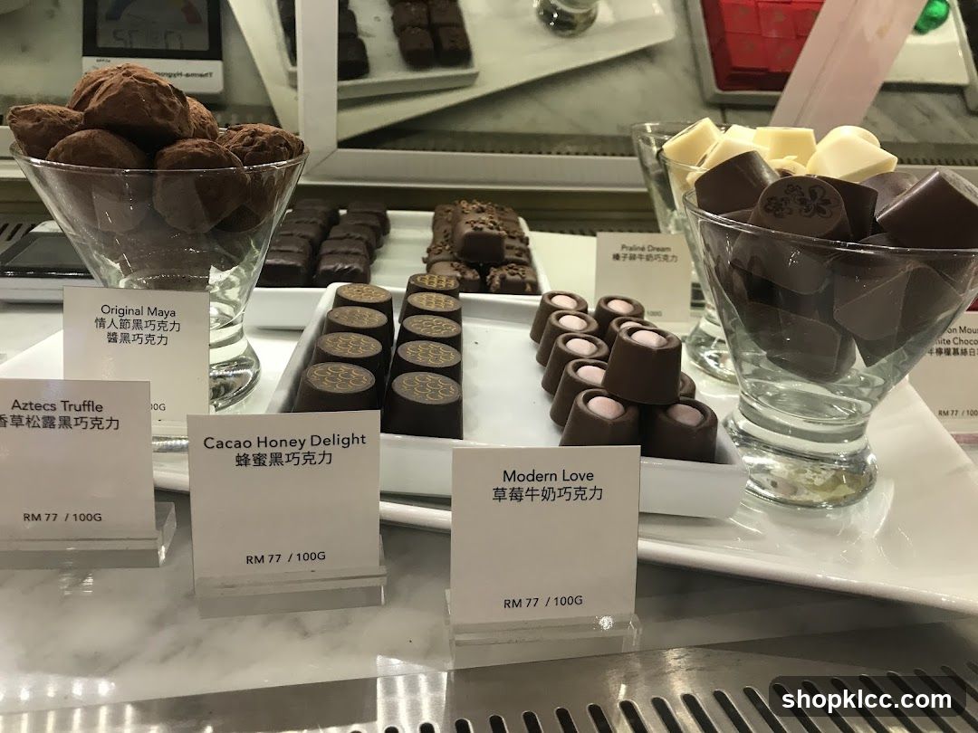 Chocolates Display