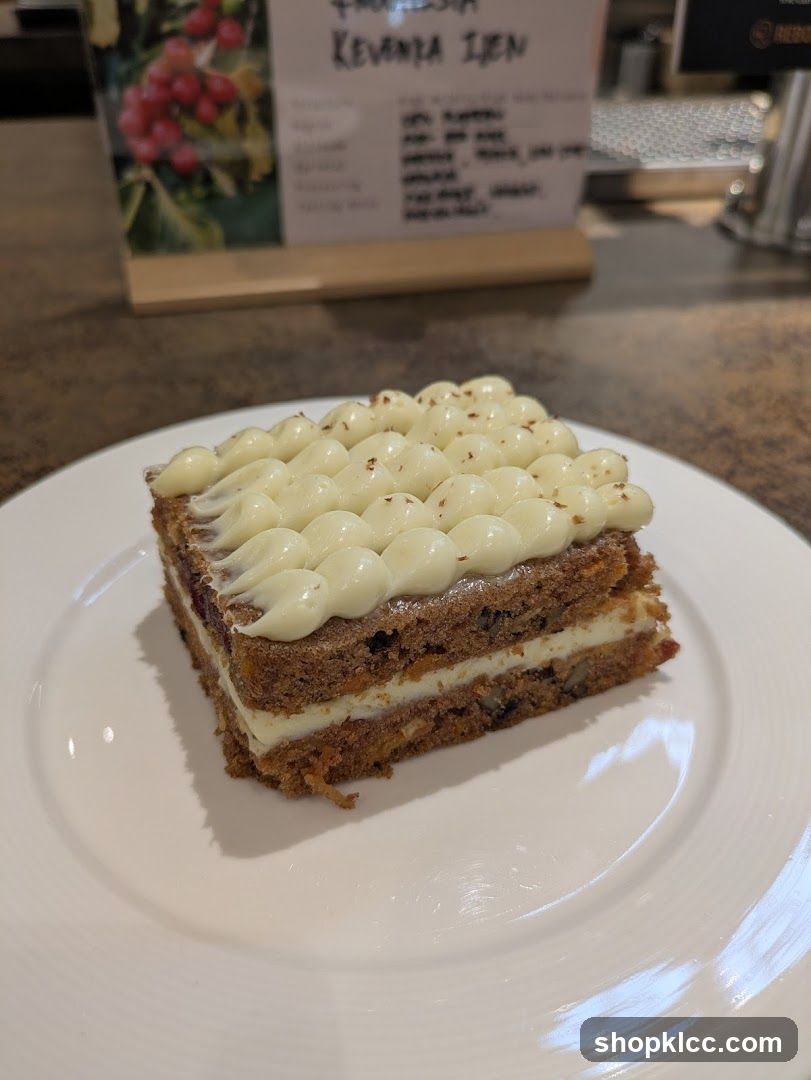 Carrot Cake Slice