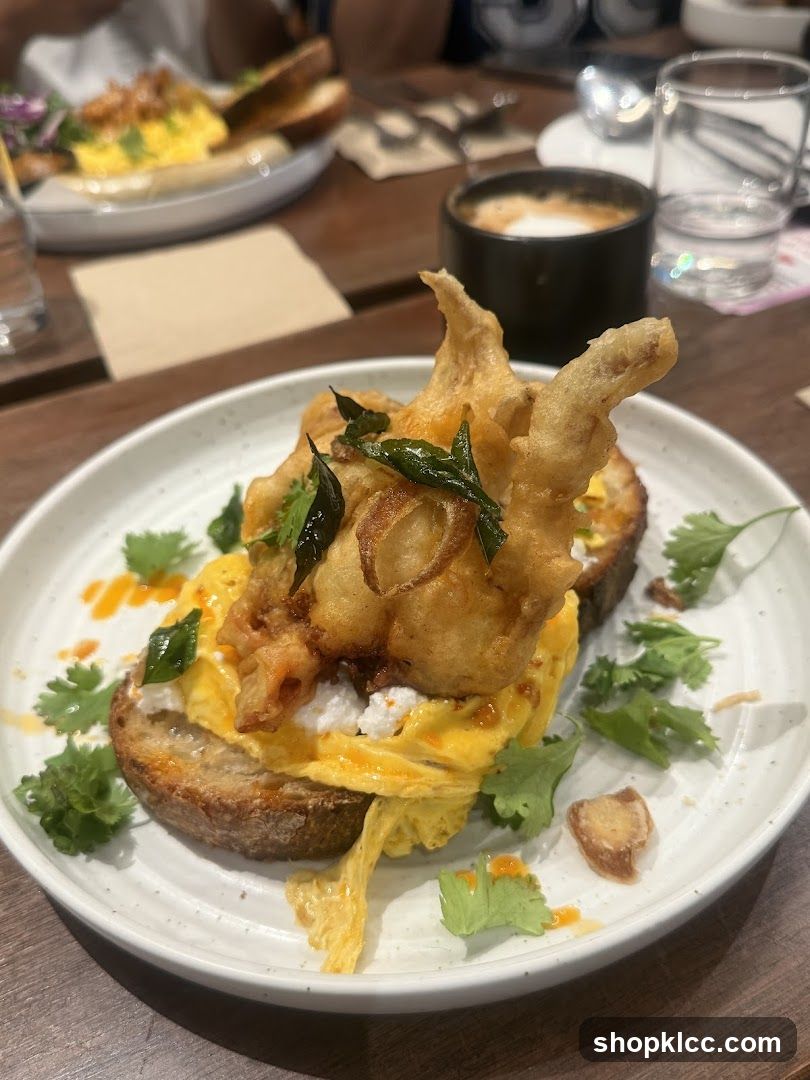 Scrambled Eggs with Fried Topping