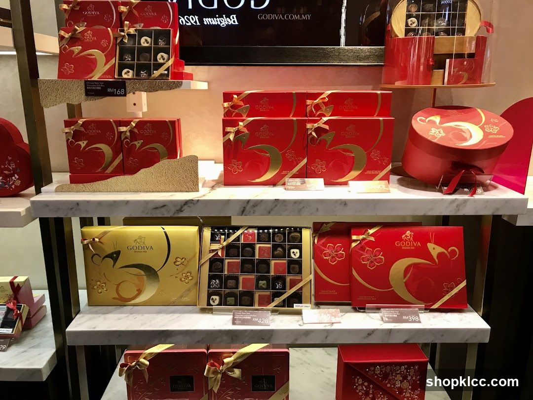 Godiva Chocolate Display