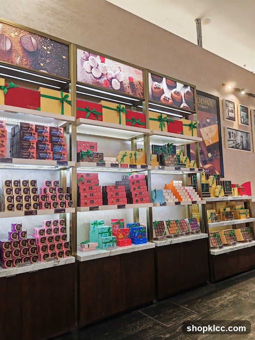 Godiva Chocolate Display
