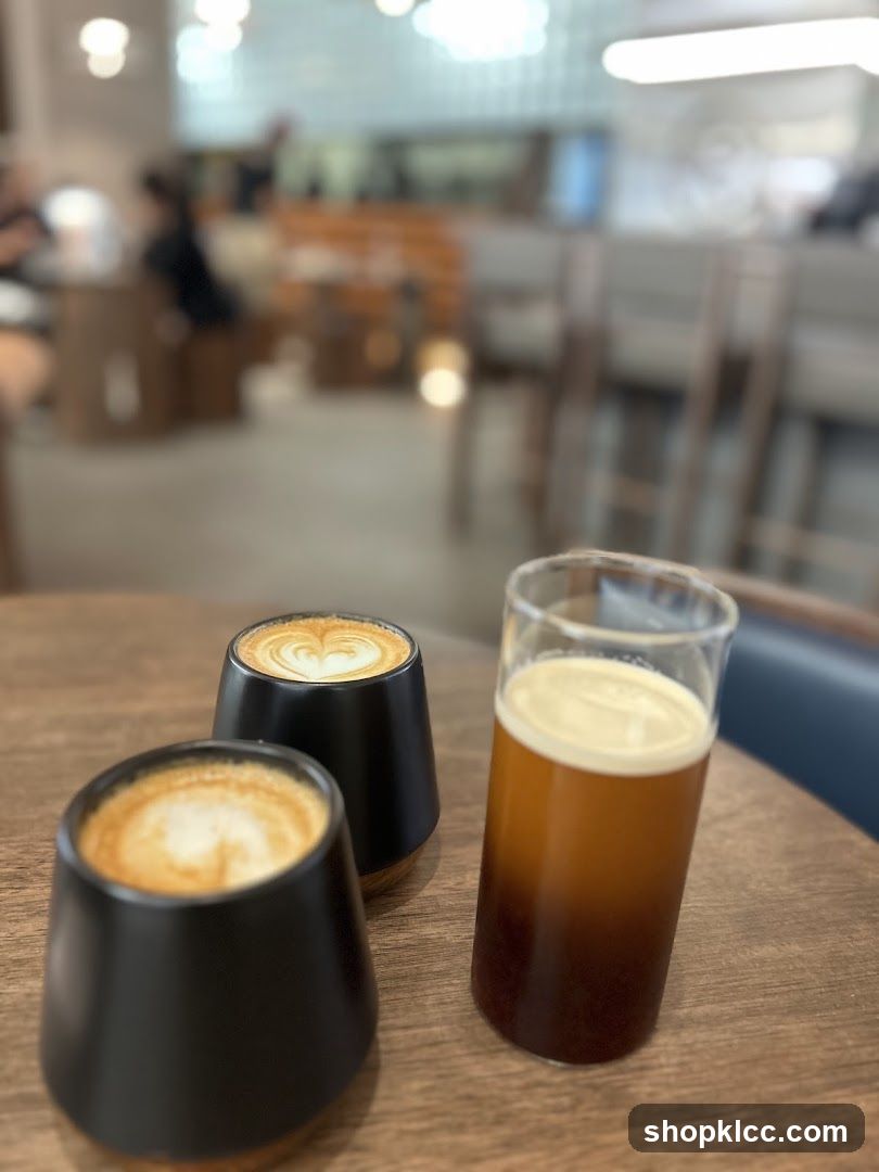 Coffee Drinks on Table