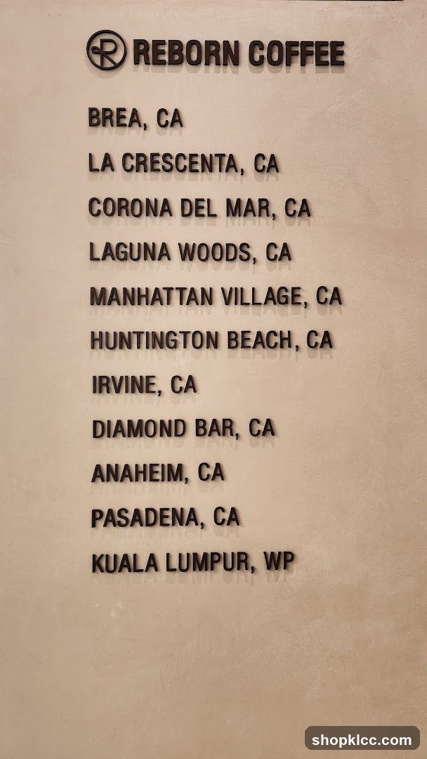 Reborn Coffee Locations