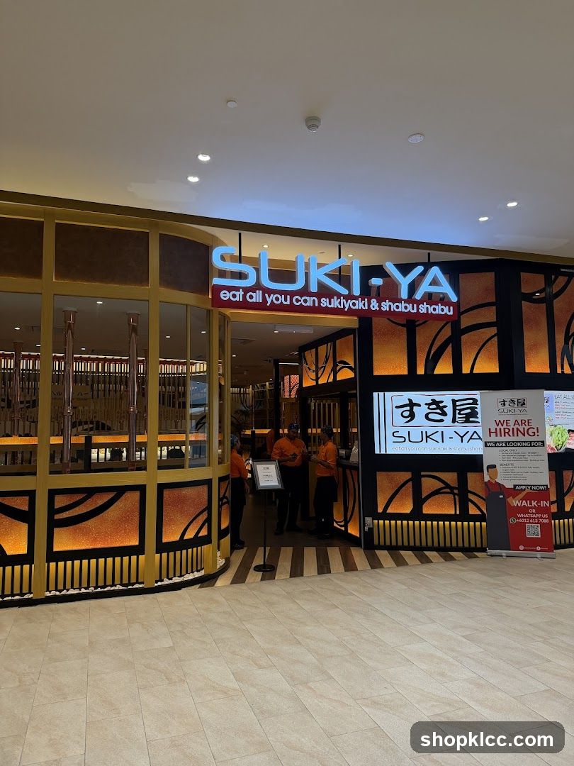Suki-Ya Restaurant Entrance