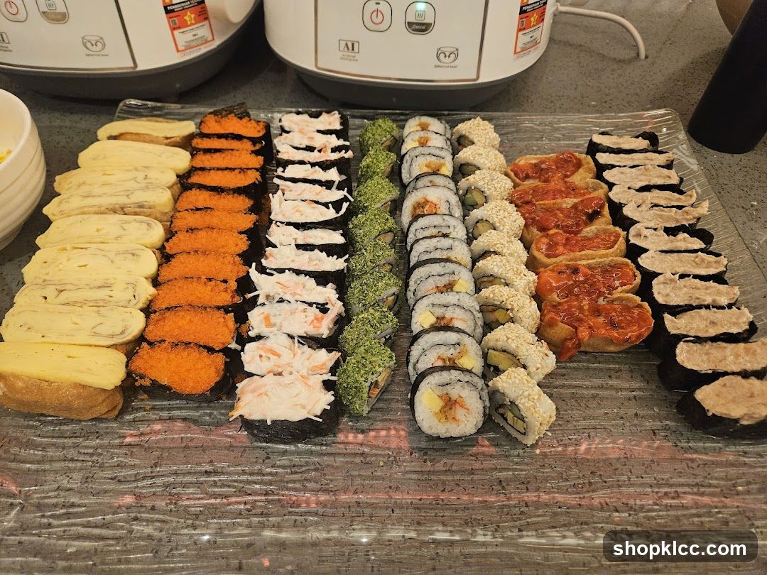 Sushi Platter Display