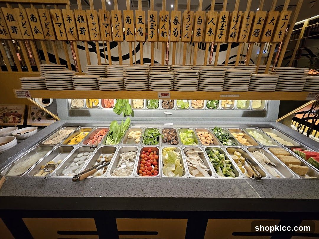 Hot Pot Buffet Display