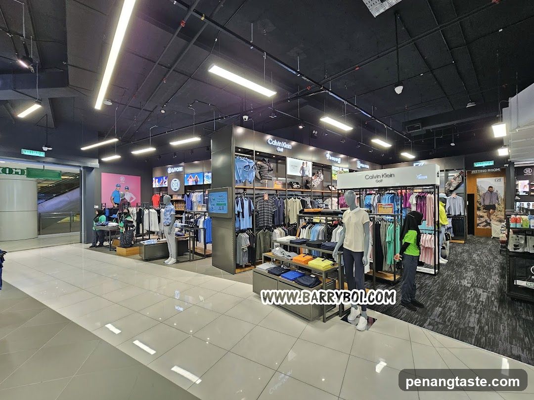Calvin Klein Golf Store Interior