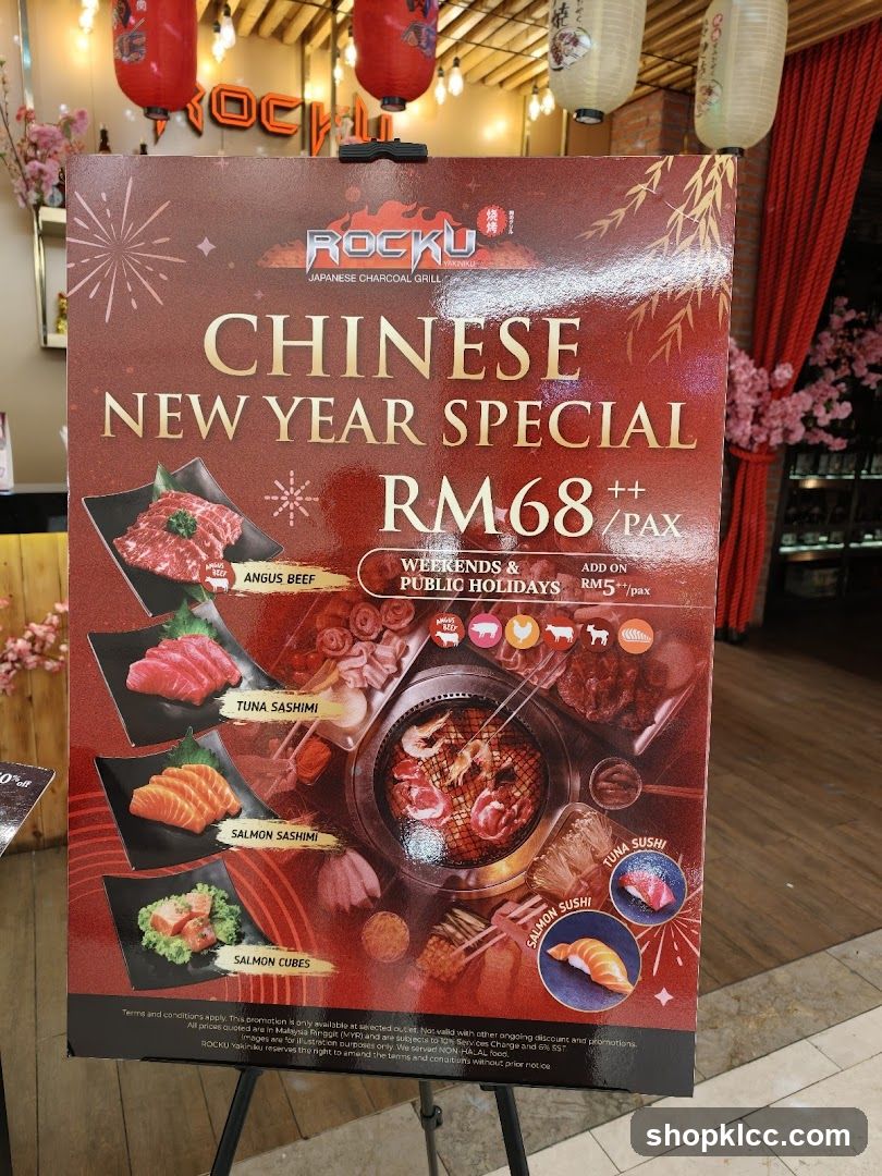 Rocku Chinese New Year Special Menu