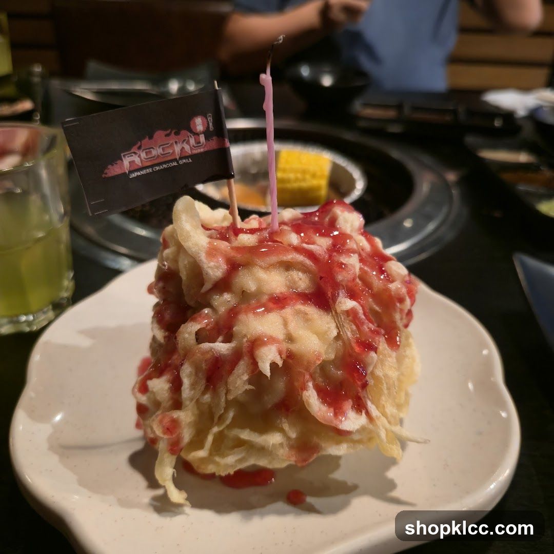 Dessert with Flag