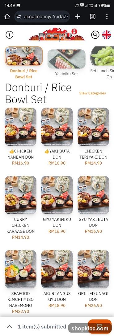 Donburi / Rice Bowl Set