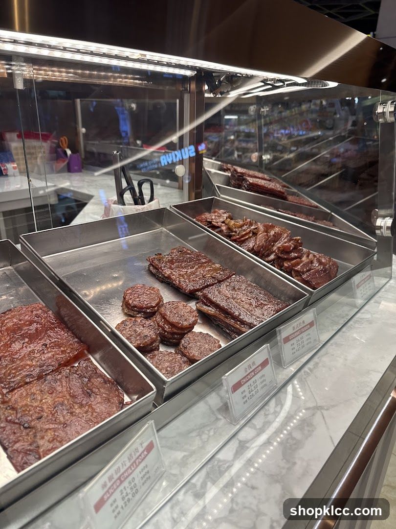 Assortment of Dried Meat Products