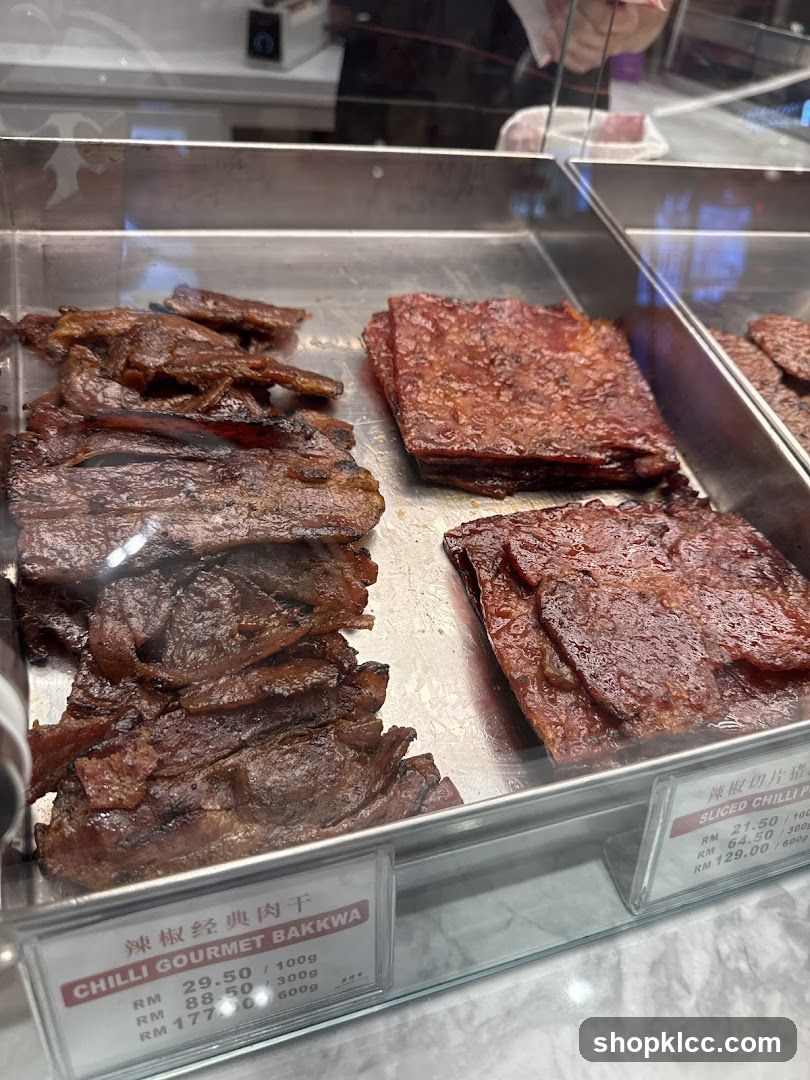 Chilli Bakkwa Display