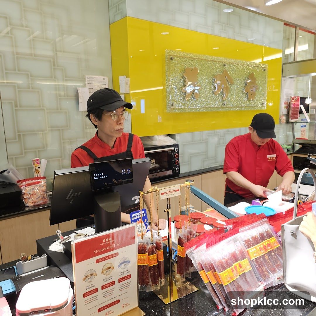 Counter with Staff and Products