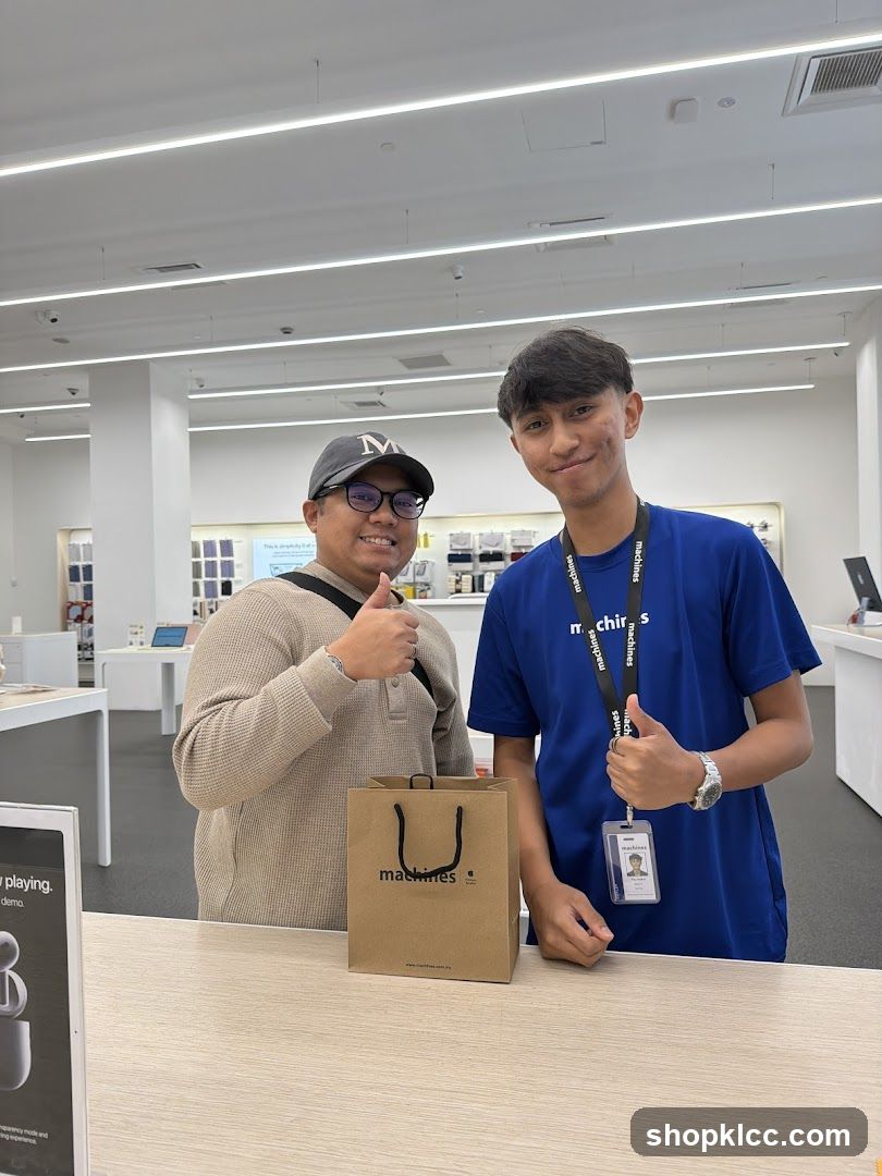 Customer and Staff in Store