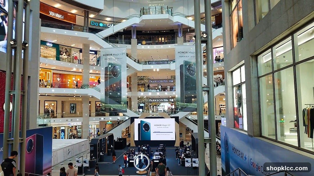 Mall Interior with Advertisements