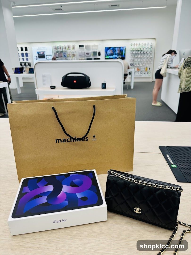 Apple iPad Air and Chanel Wallet