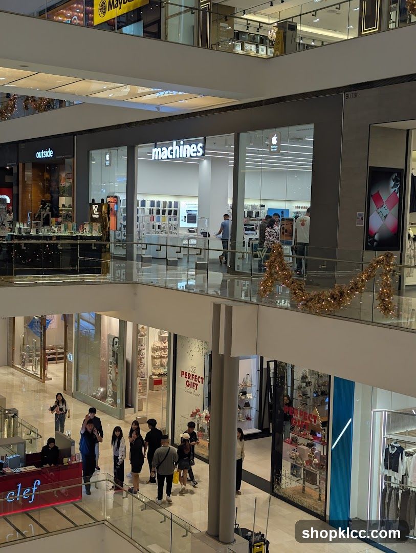 Mall Interior with Shops