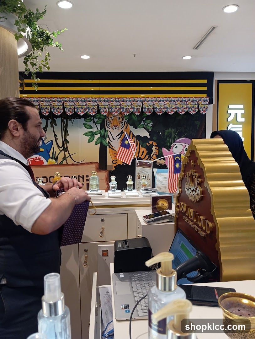 Store Interior with Staff and Products