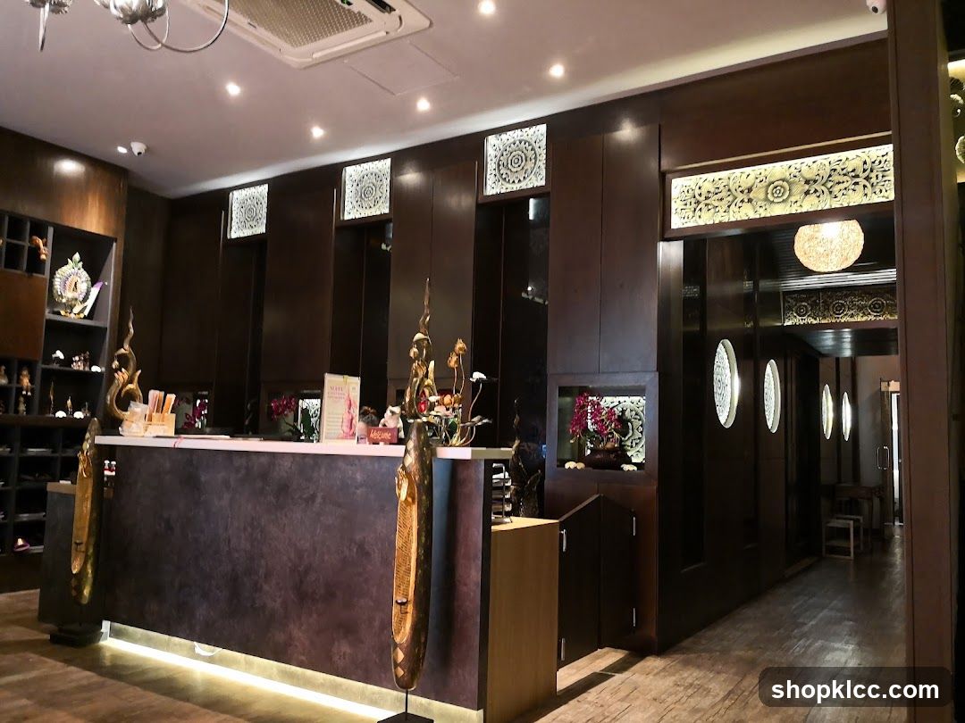 Interior of a Thai-style establishment