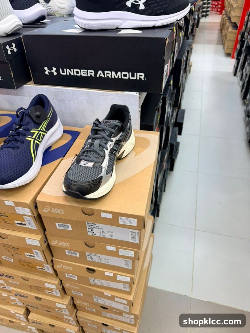 Athletic Shoes Display