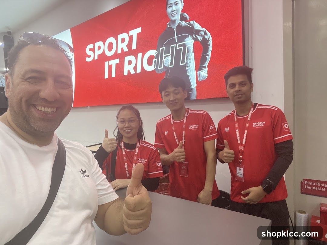 Customers and Staff at Original Classic Store