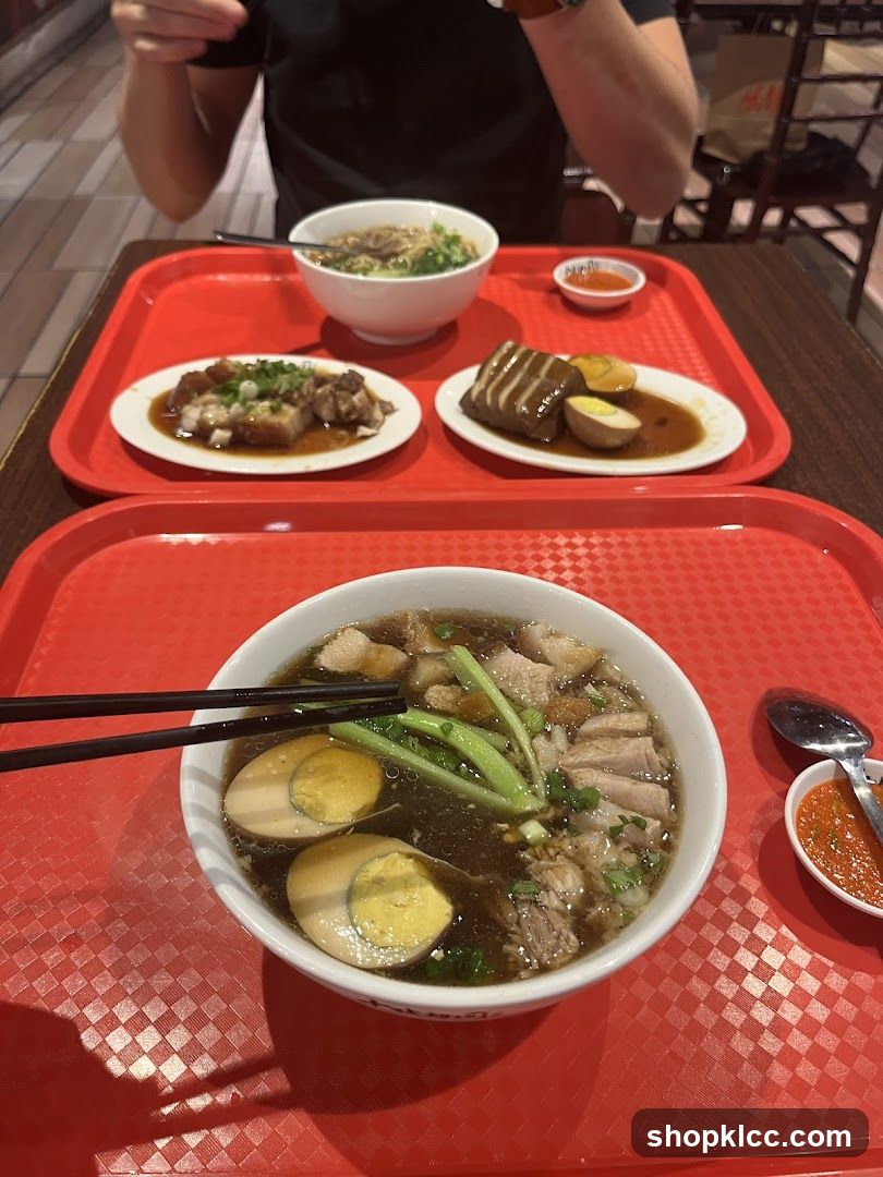 Two Trays of Food