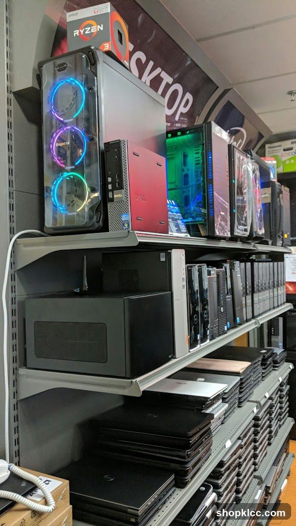 Computer Store Interior Display