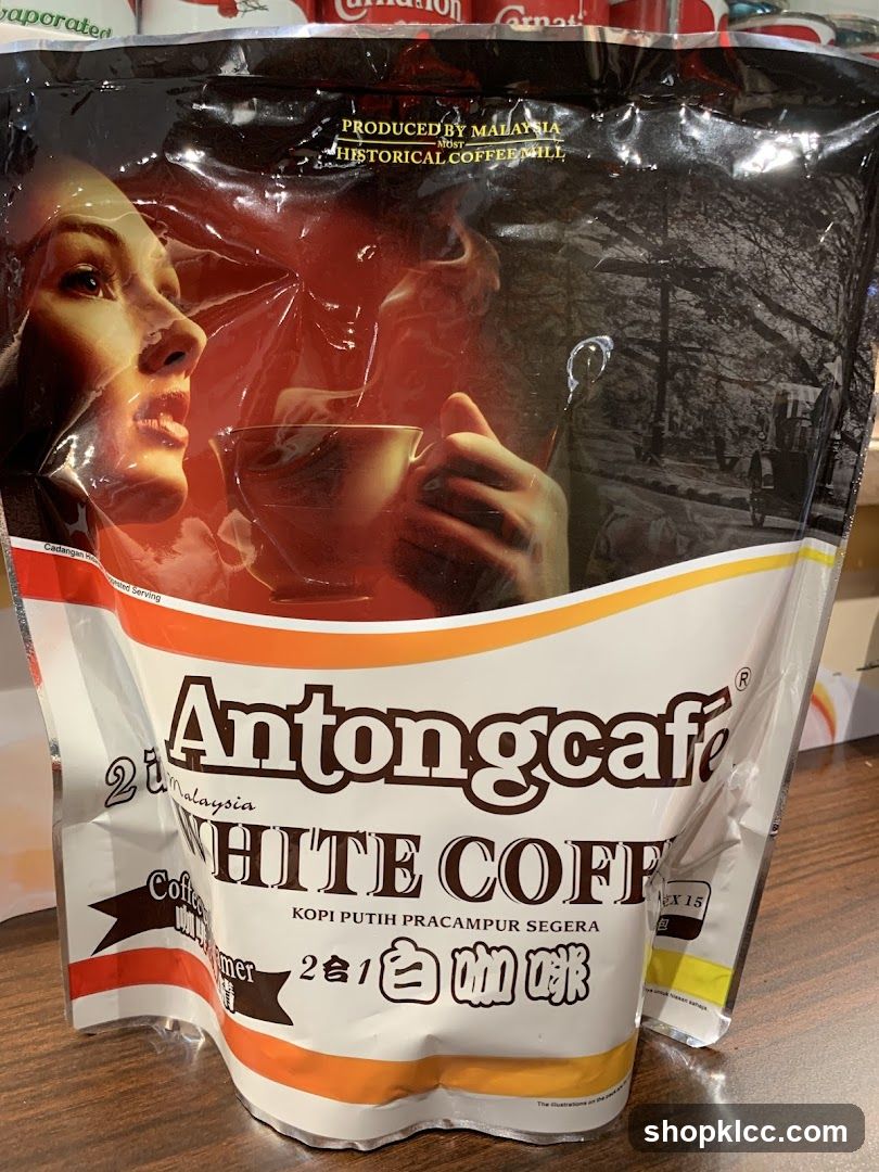 Antongcafe White Coffee Packaging