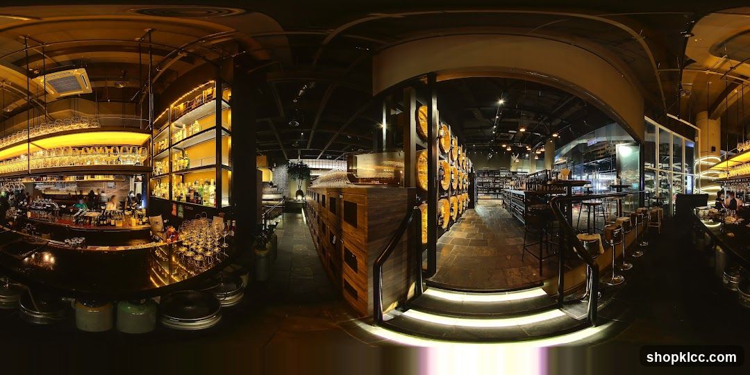 Interior of a modern bar or restaurant