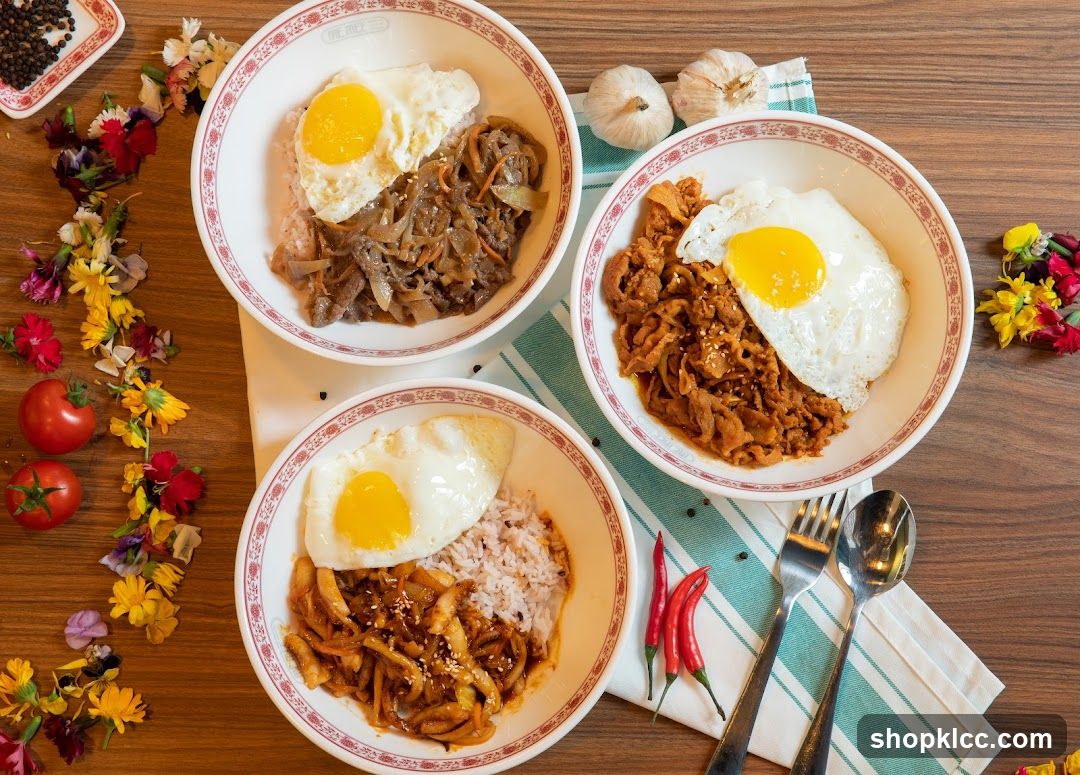 Korean Fried Rice Bowls with Egg