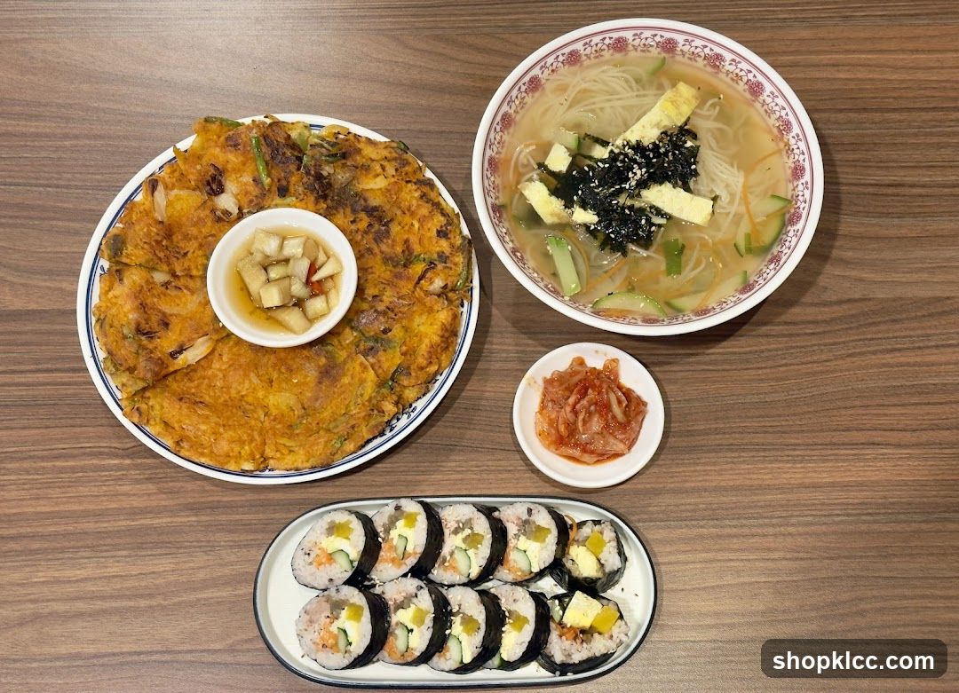 Korean Meal Spread