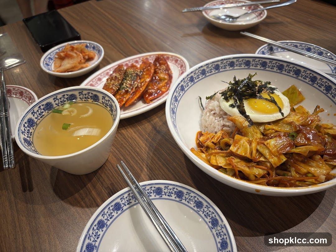 Korean Meal Spread