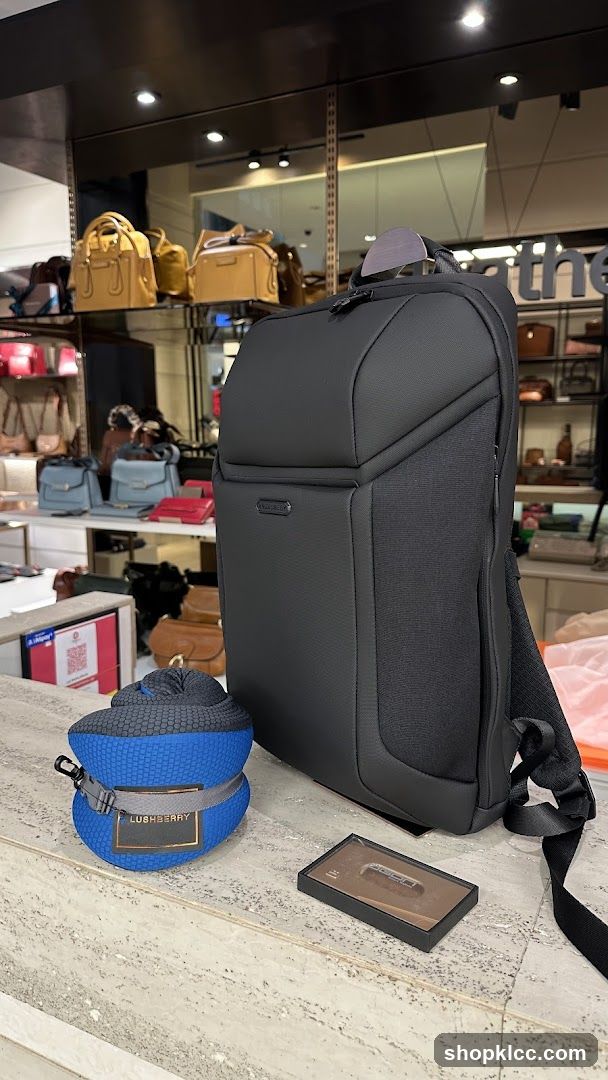 Black Backpack and Accessories