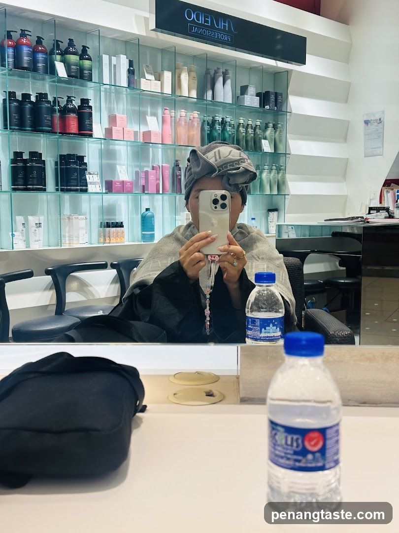 Salon Interior with Products