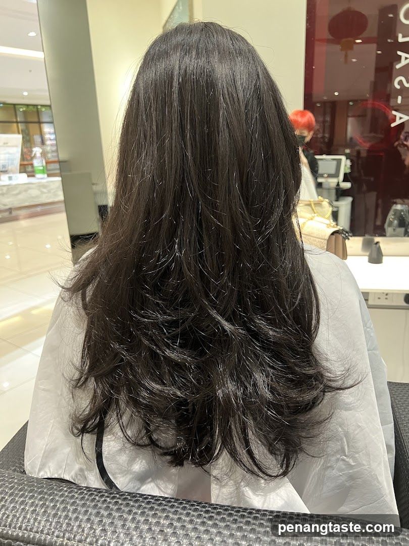 Haircut in a Salon