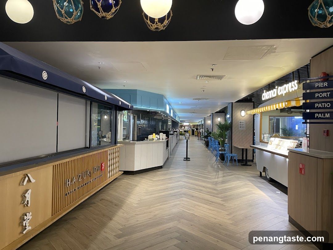 Food court with various stalls