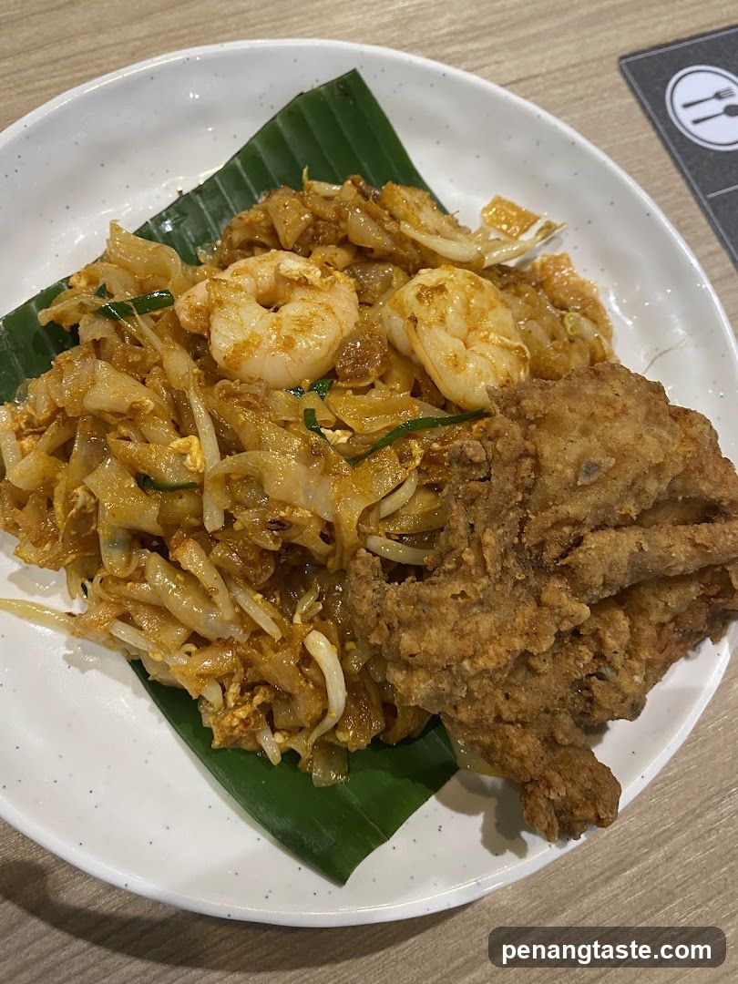 Fried Chicken and Noodles