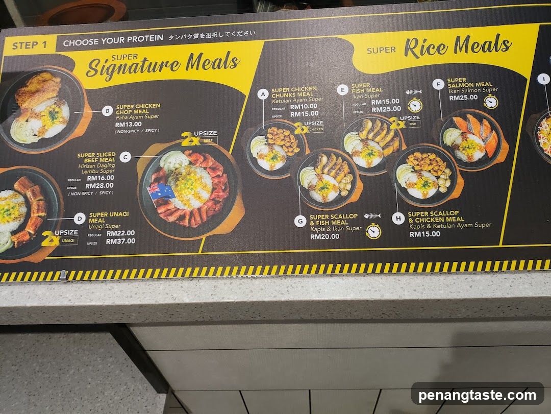 Super Signature Meals & Super Rice Meals