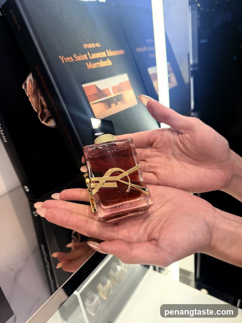 Perfume Bottle and Book