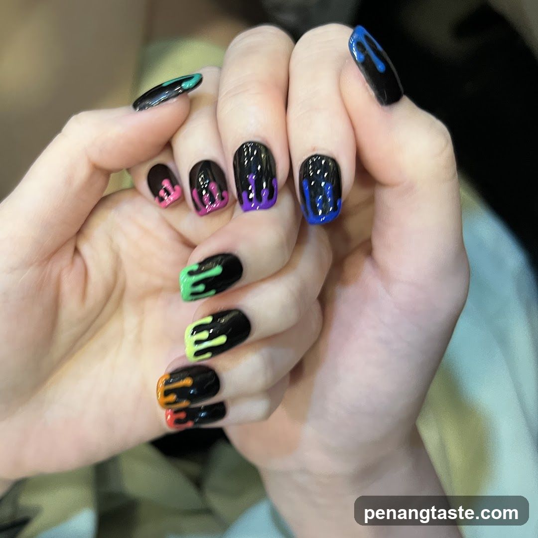 Drip Nail Art