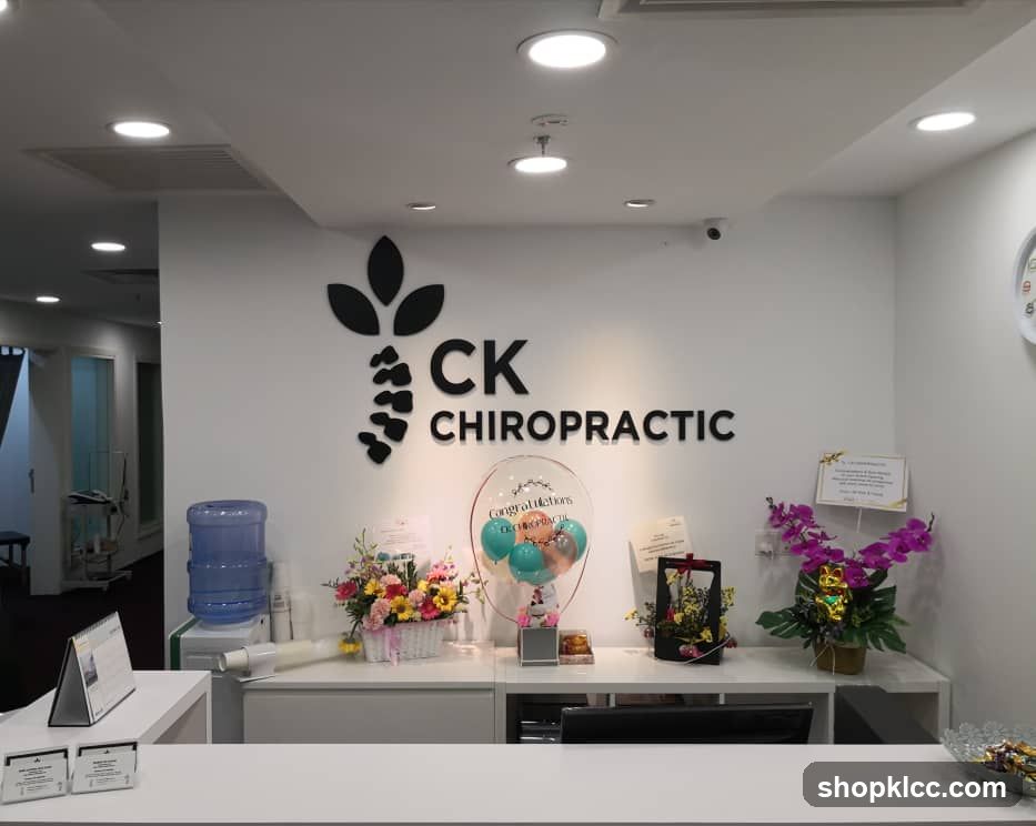 CK Chiropractic Reception Area