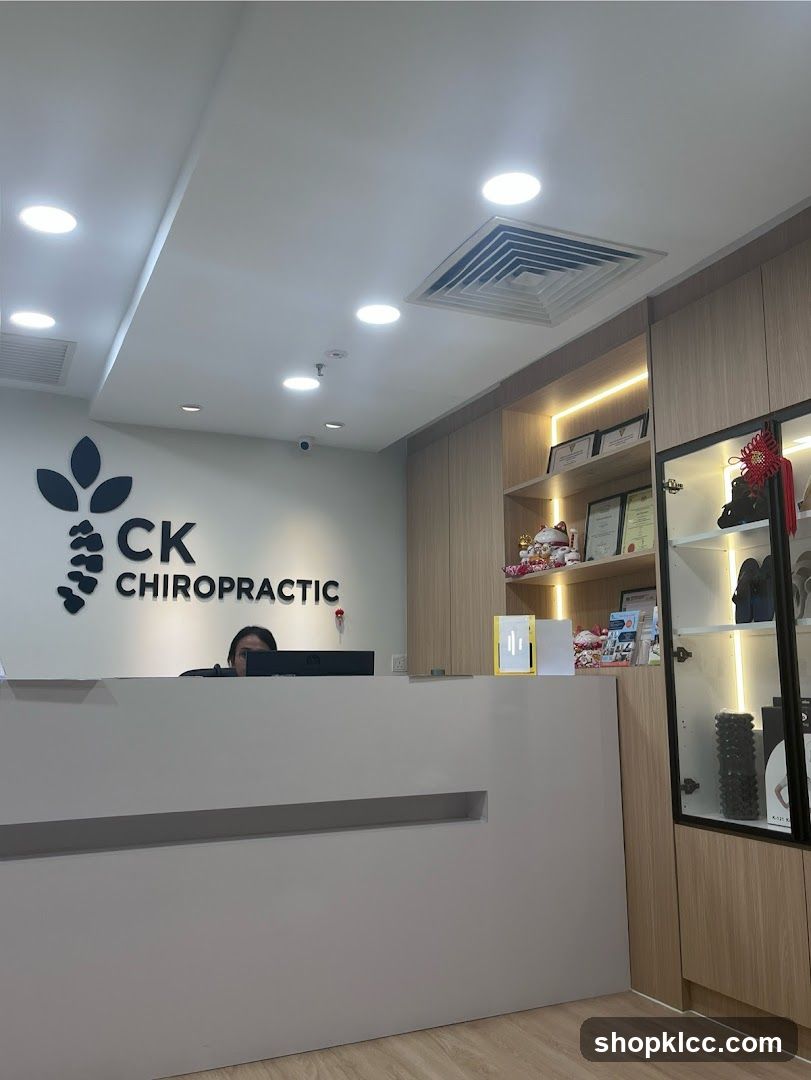 CK Chiropractic Reception Area