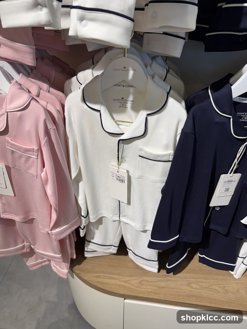 Children's Pajama Sets Display