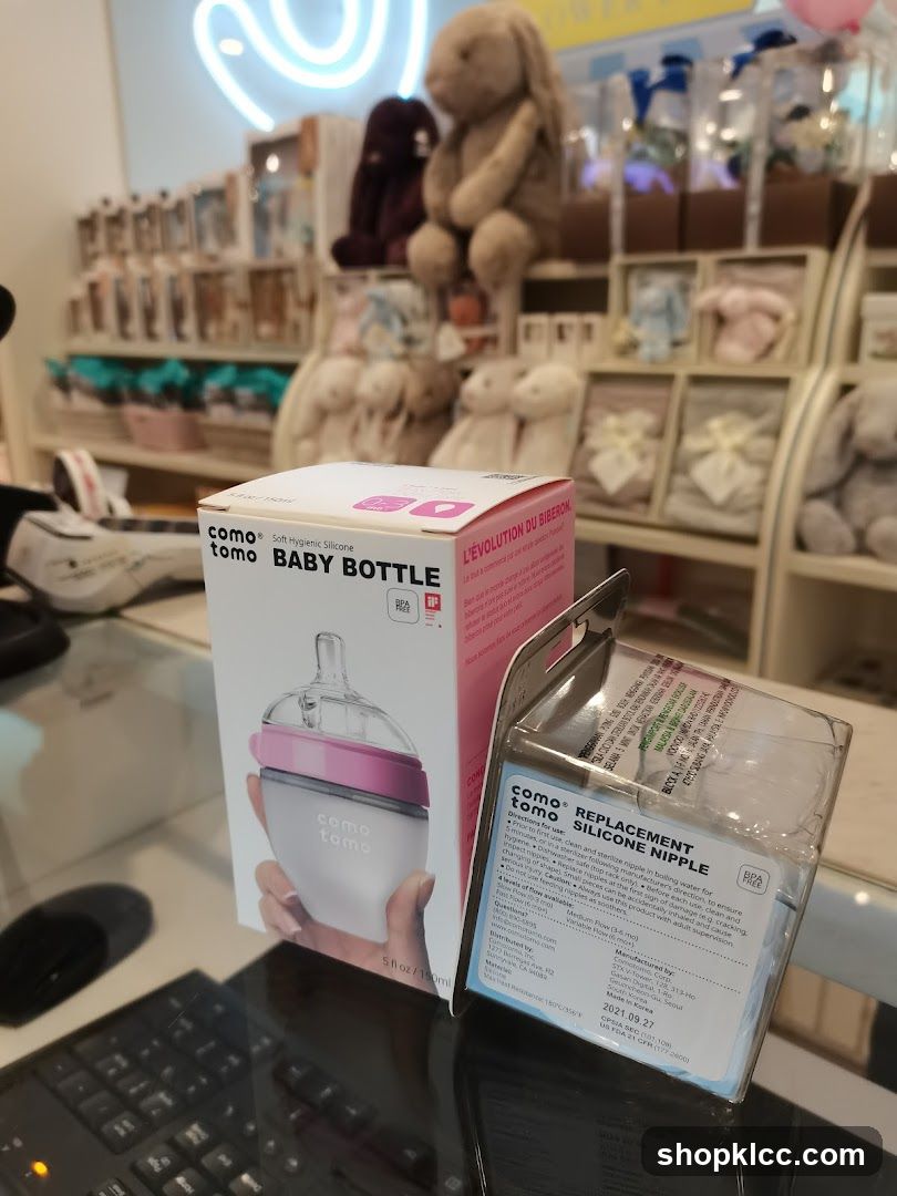 Baby Bottle Products Display