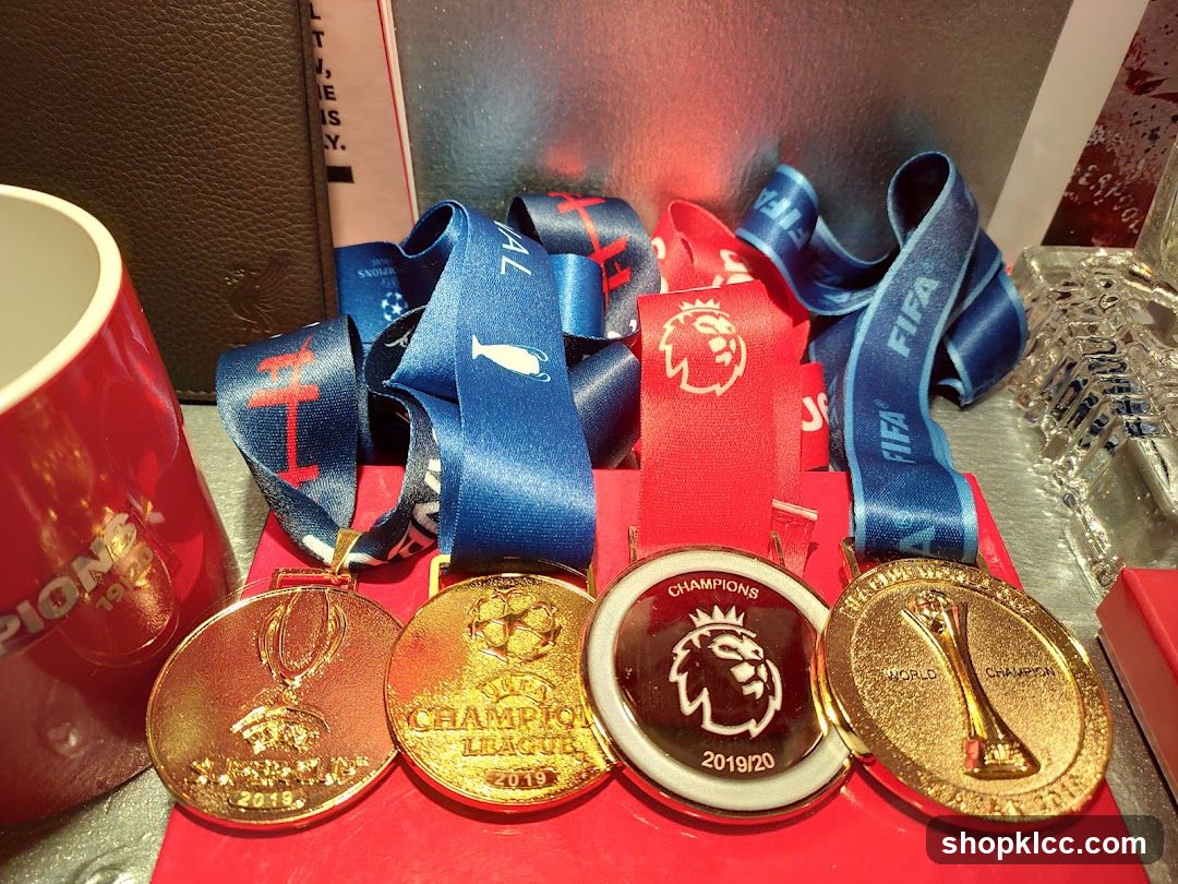 Football Medals Display