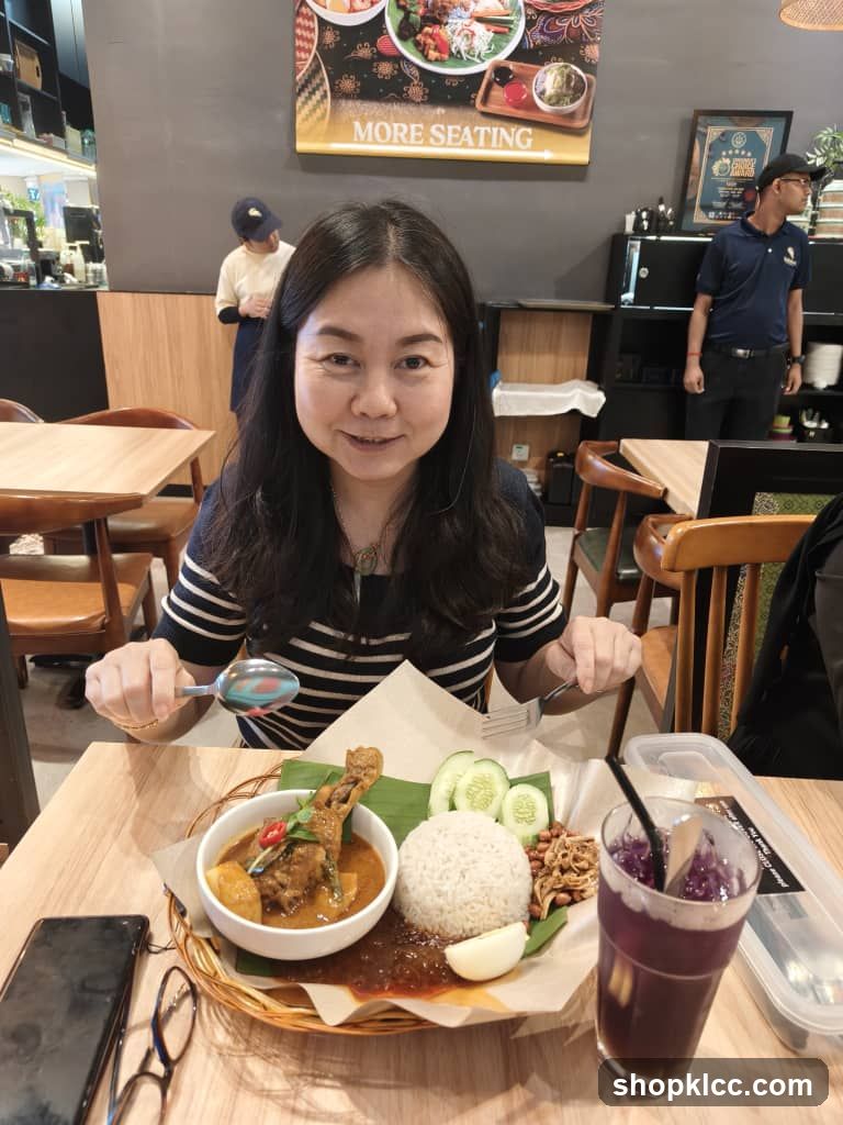 Woman with a meal
