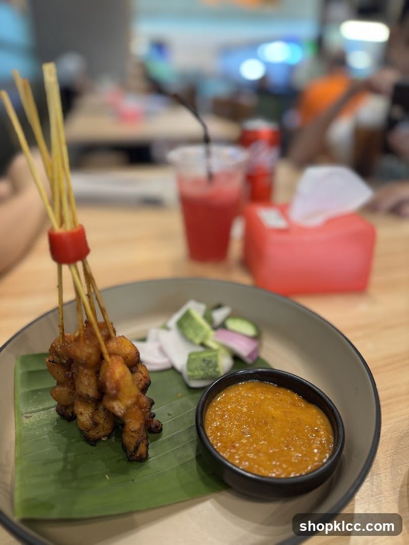 Chicken Satay with Peanut Sauce