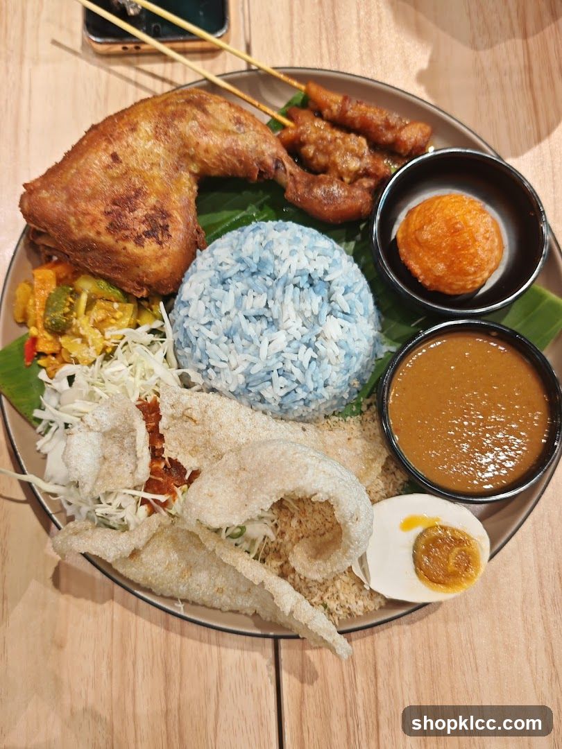 Nasi Kerabu Platter