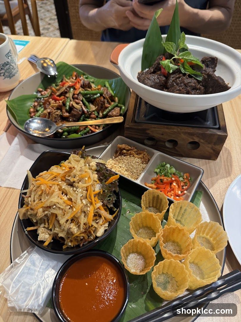 Assortment of Southeast Asian Dishes